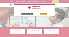Desktop Screenshot of langelandhuidkliniek.nl
